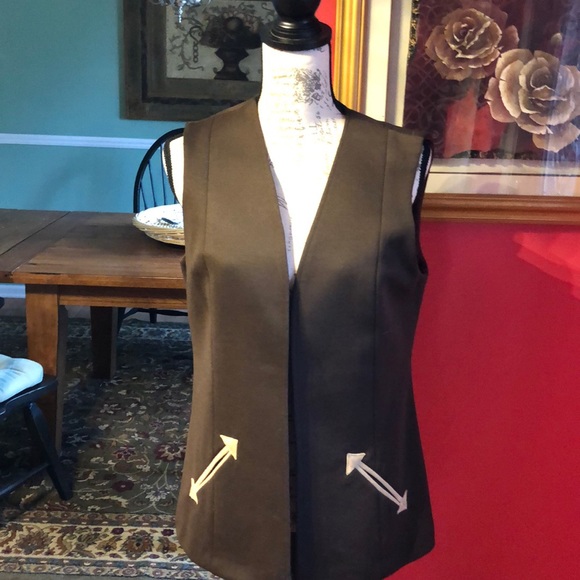 Vintage Brown vest - Picture 1 of 4